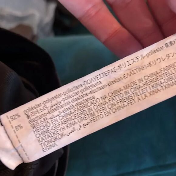 Zara Black Crushed Velvet Asym. Neck Body-Con Stretchy long-sleeved Dress, S - Picture 9 of 9